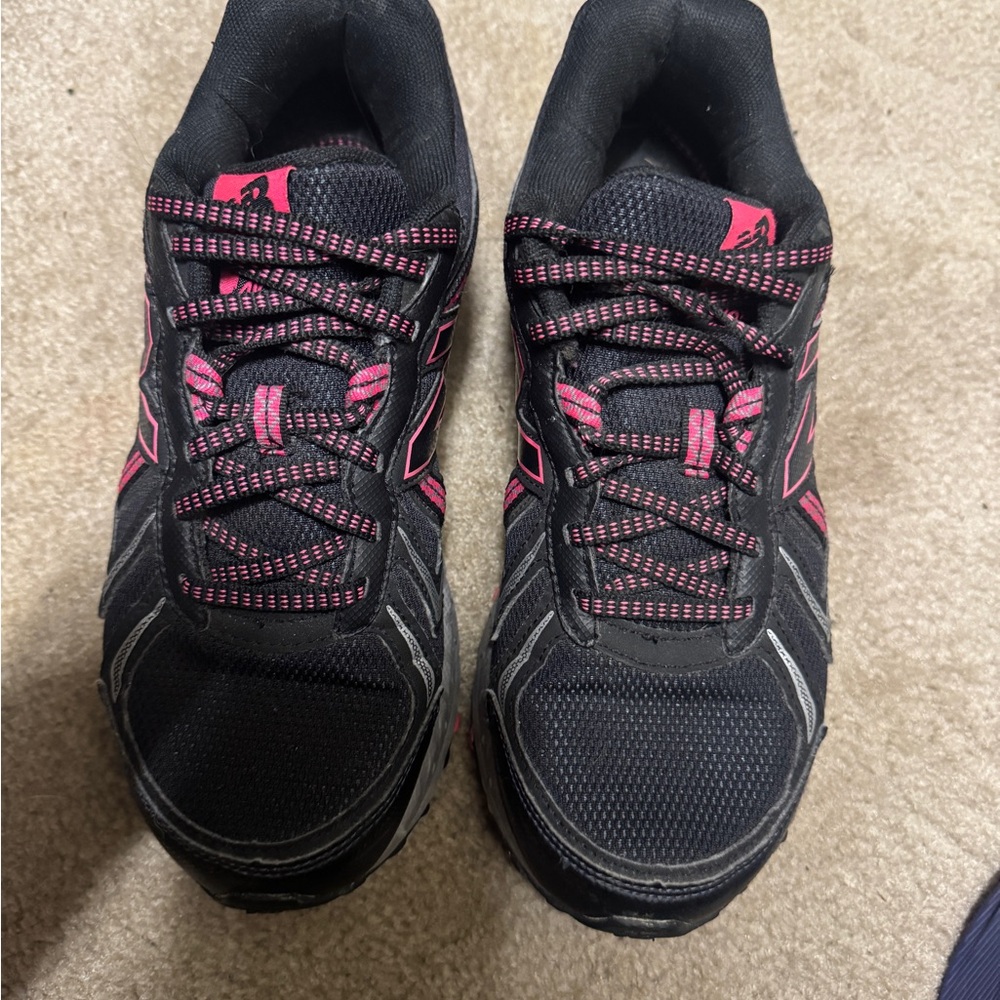 New Balance Black and Pink Athletic Shoes